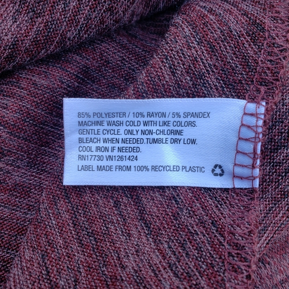 Mossimo Supply Co., L, Burgundy. - Picture 6 of 6